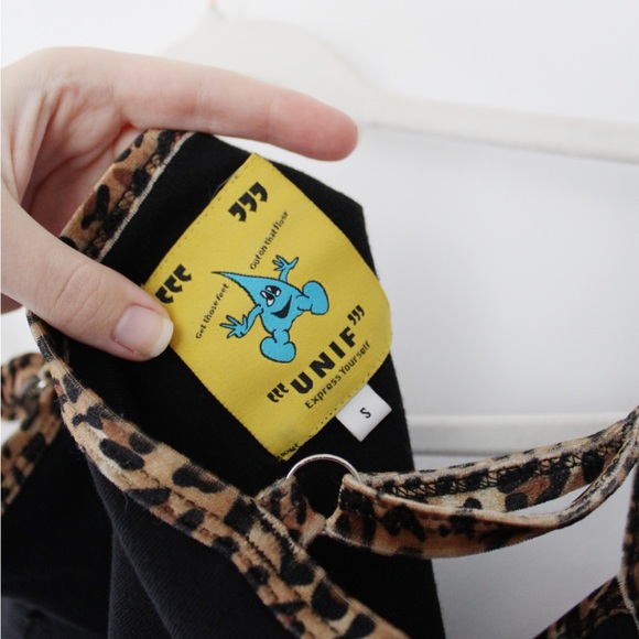 Unif To-Go Leopard Trim Crop Tank - Picture 12 of 12
